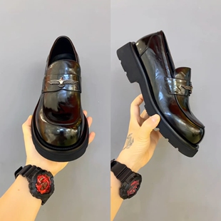 3129-1新品男士真皮休闲舒适男鞋帅气范潮流高级感欧货休闲酷商务