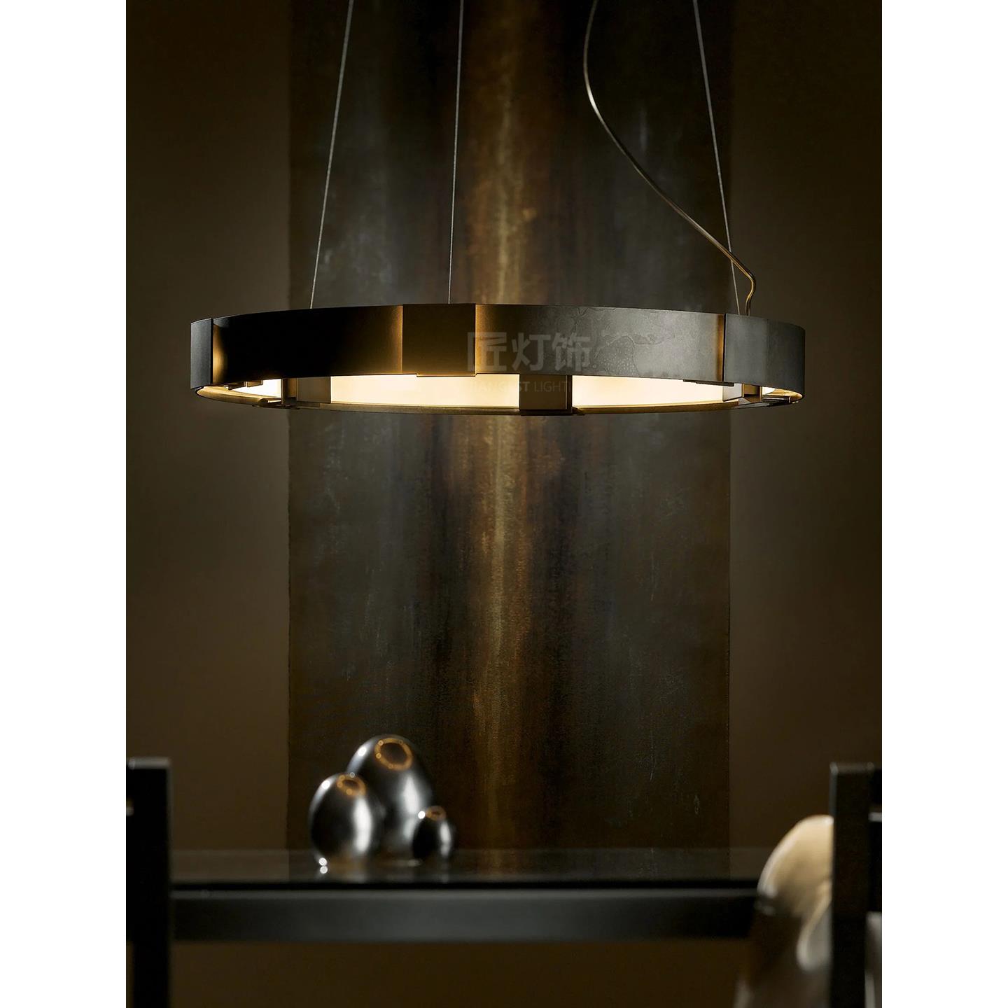 工厂直销设计师款后现代简约轻奢客厅圆环吊灯酒店餐厅非标定制艺