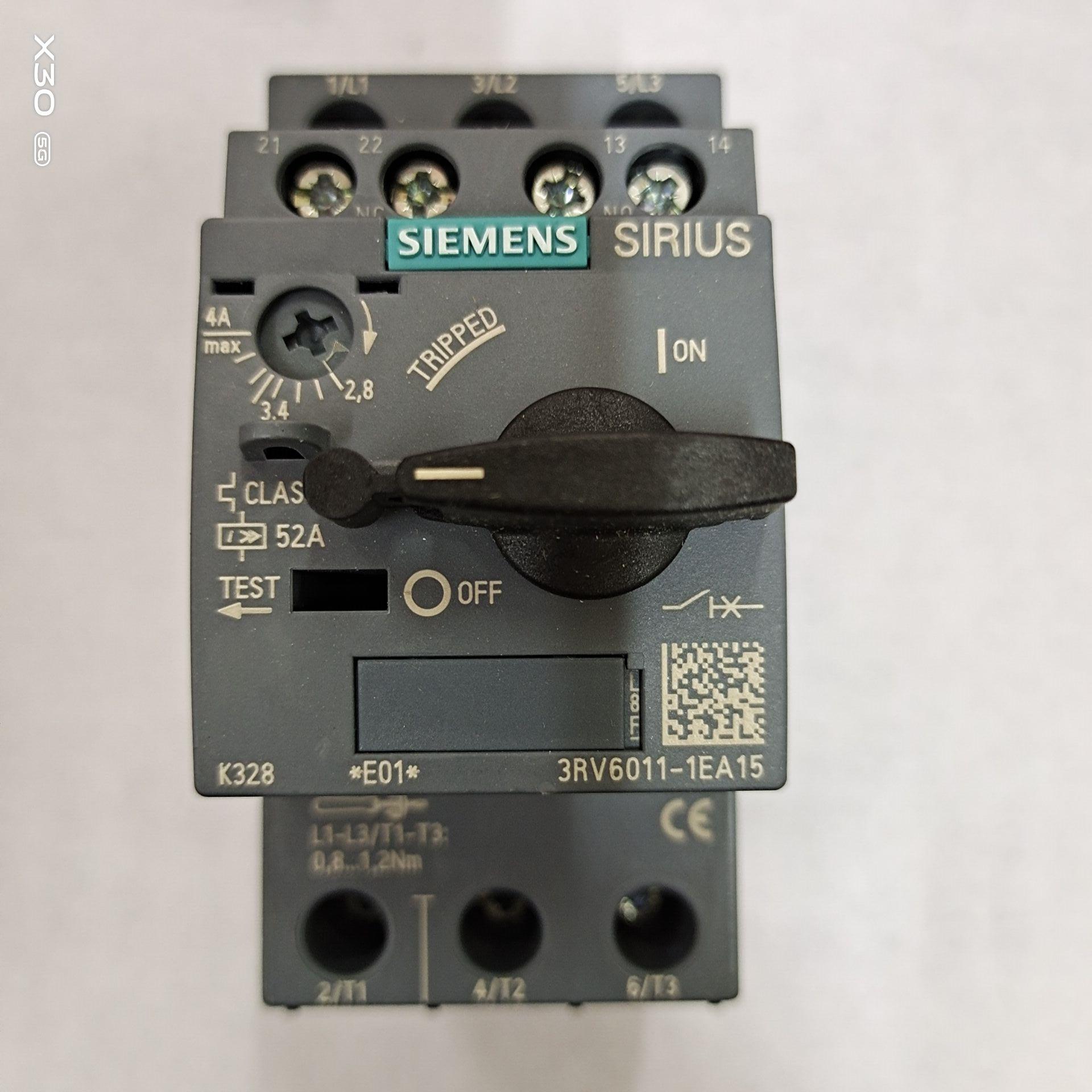 德国西门子原装三相马达保护断路器3RV6011-1KA15  3RV6021-4询价