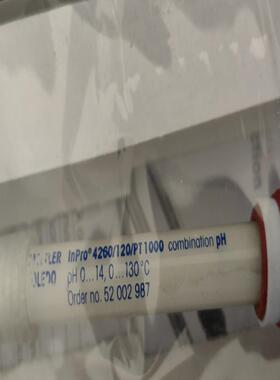 METTLER梅特勒InPro 4260120PT1000电极52002987全新原厂询价