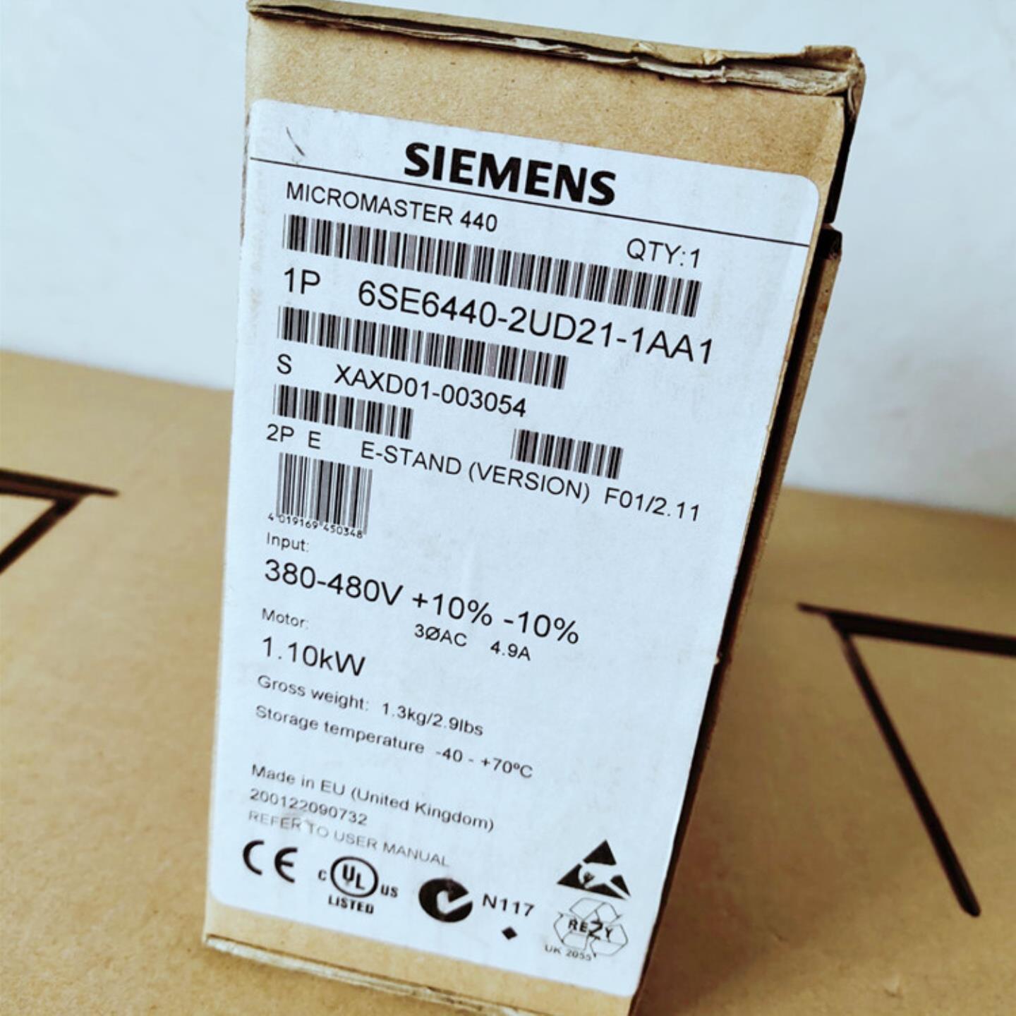 变频器6SE6440-2UD17-5AA16SE6440-2UD21-1AA1全新原装正品询价