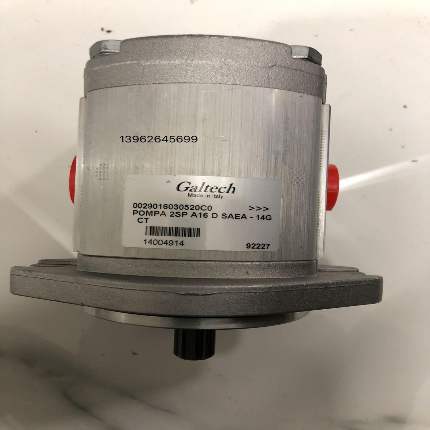 Galtech齿轮泵POMPA  2SPA 16D  SAEA-14KG 实物拍摄议价询价
