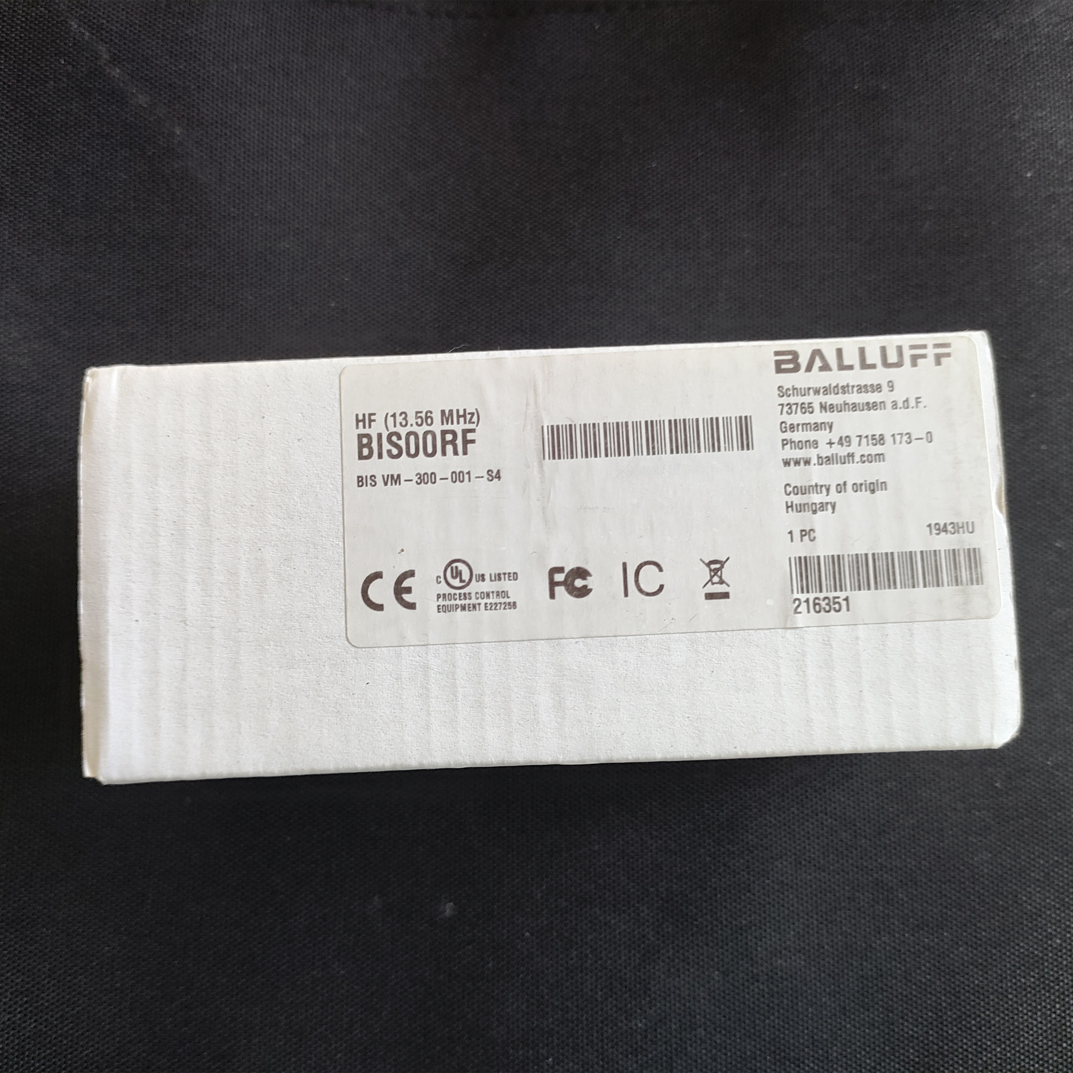 全新BALLUFF巴鲁夫BIS00RF BIS VM-300-001-S4现货原装读写头询价