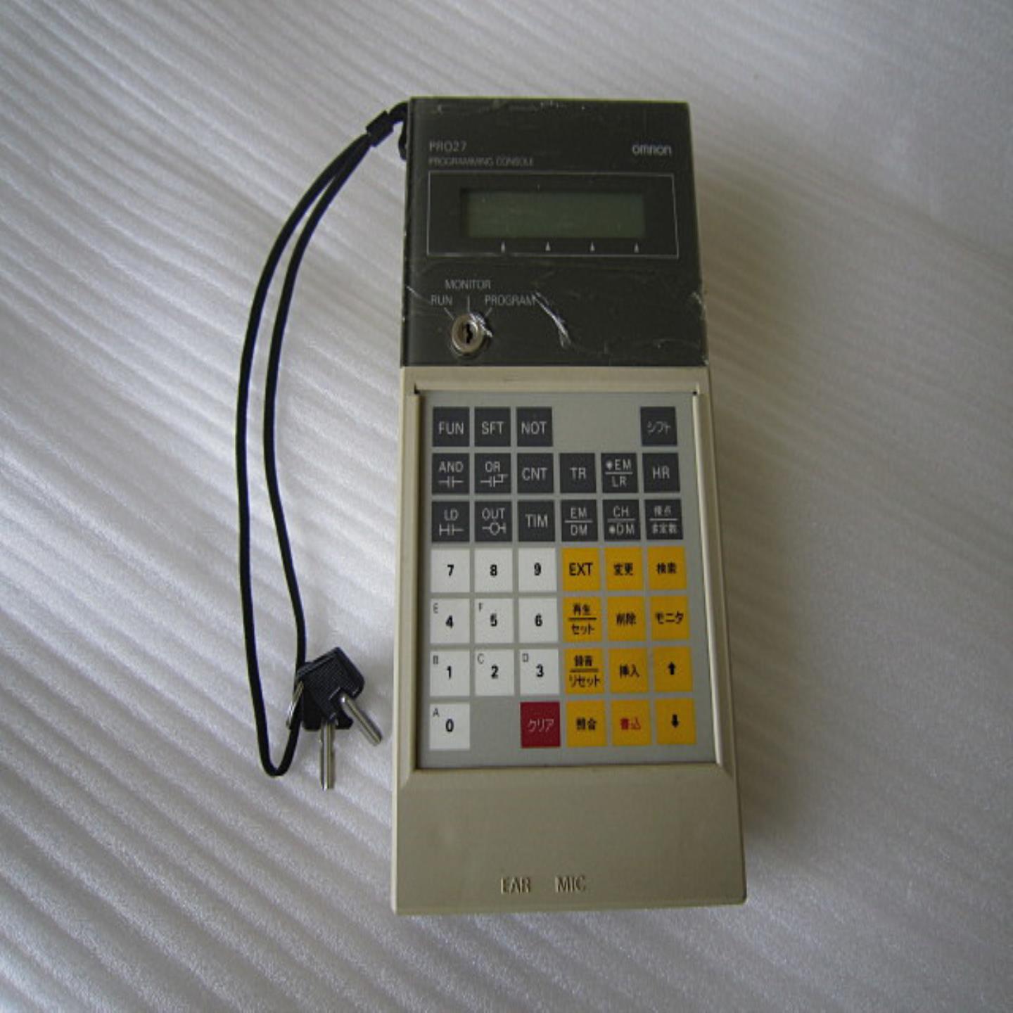 正品 拆机欧姆龙OMRON手编编程器 C200H-PR027 成色好 功能OK询价