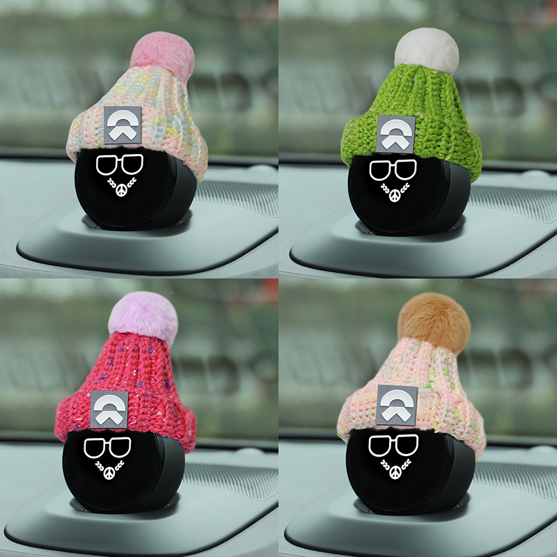 蔚来nomi帽子2025冬天帽子nomi机器人帽子et7es6es8ec6nomi头饰摆