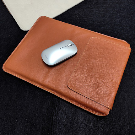 14寸笔记本电脑包真皮内胆包全头层牛皮简约保护套 适用苹果Apple MacBook Pro华为MateBook 14 Pro X 14.2寸