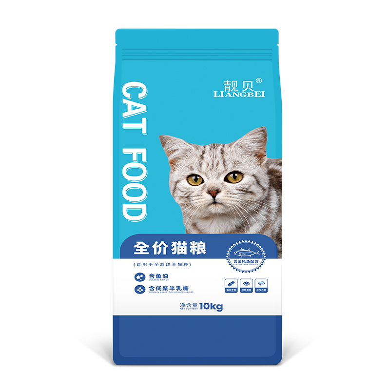 靓贝猫粮10kg幼猫成猫流浪猫老年猫家养猫海洋鱼配方20斤装猫主粮-封面