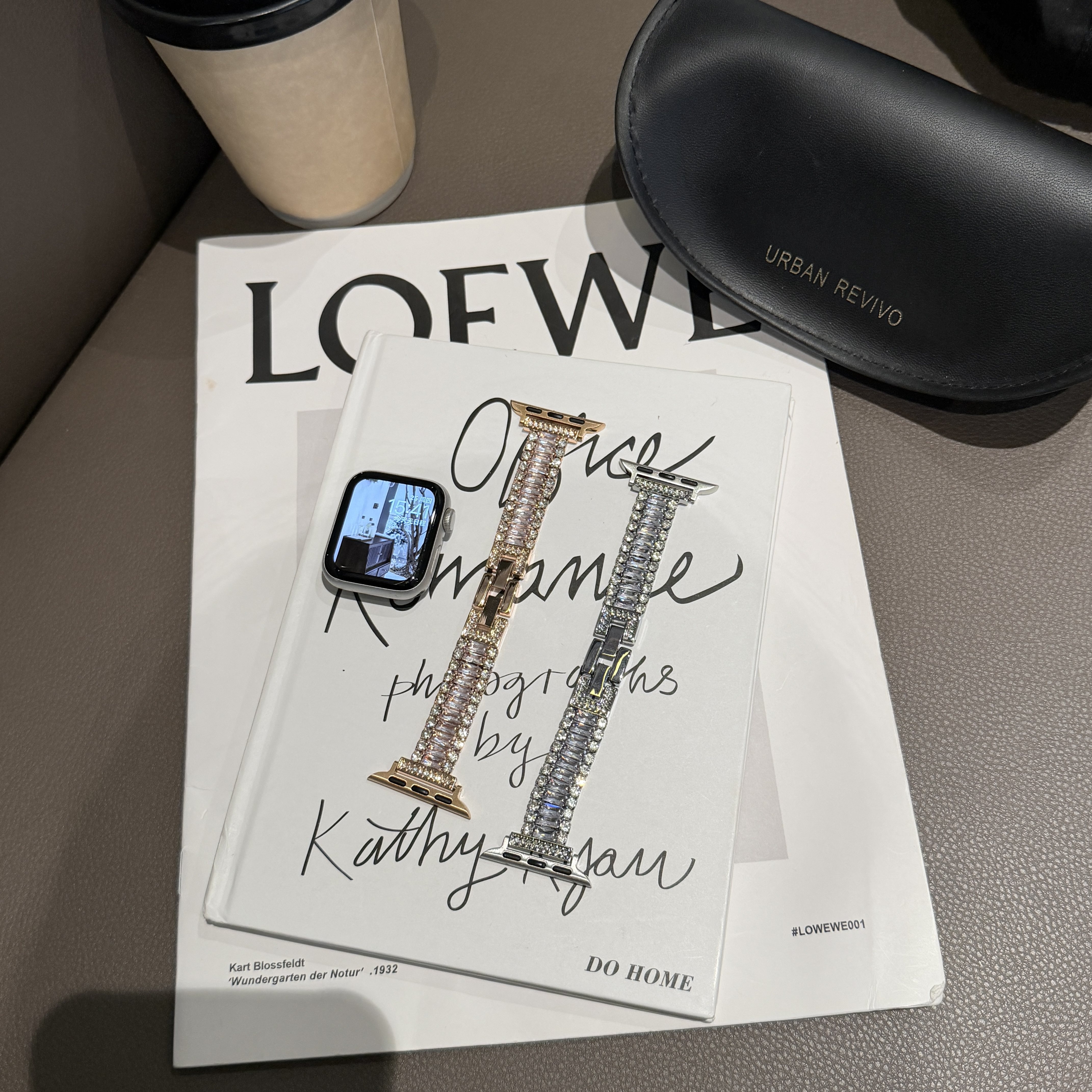 新款锆石糖果表链用ApplewatchS11表带轻奢镶钻水晶苹果手表表带