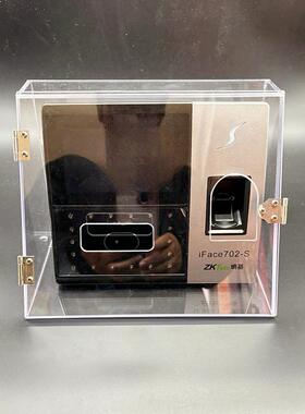 中控iface 302S 502S 702S考勤机铁保护盒防护罩外壳翻盖防雨罩遮