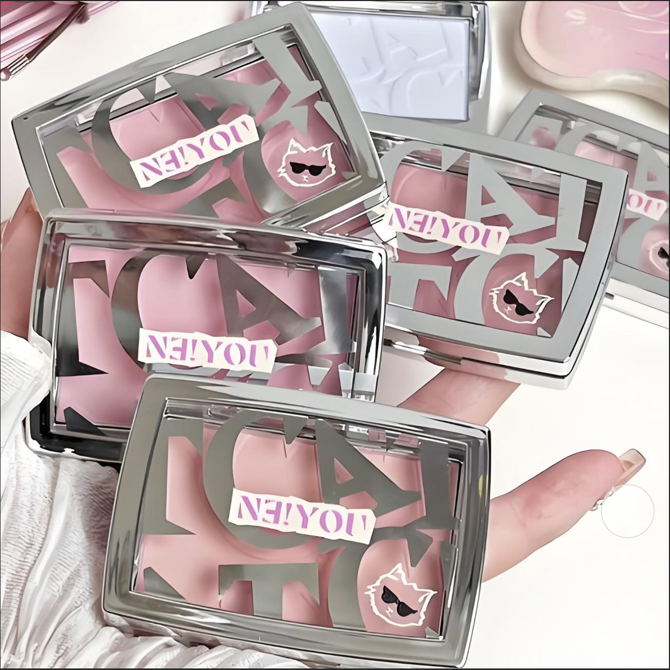 那柚蜜粉腮红单色哑光高光修容