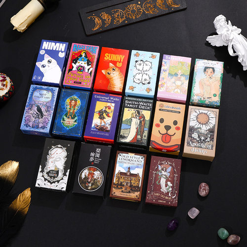 外贸热销1000款英文版塔罗牌Tarot card桌游Oracle Cards纸牌游戏