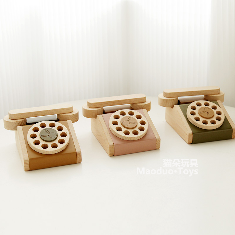 过家家启蒙儿童仿真电话机复古