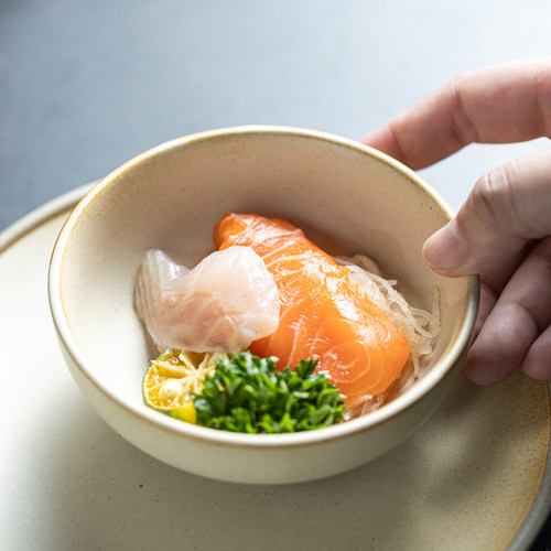 复古餐具一人食饭碗汤碗餐厅料理碗日式粗陶碗家用米饭碗甜品碗