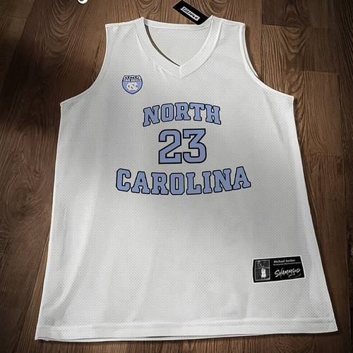 NCAA北卡23飞人篮球速干运动背心球衣