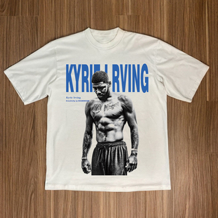 SHAMMGOD欧文飞人科比艾弗森海报进口喷墨纯棉宽松230重磅短袖