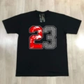 23 Number Burst Pattern 23 Black t