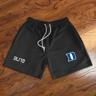 NCAA俄勒冈杜克美式不过膝运动篮球速干透气立体宽松篮球训练短裤