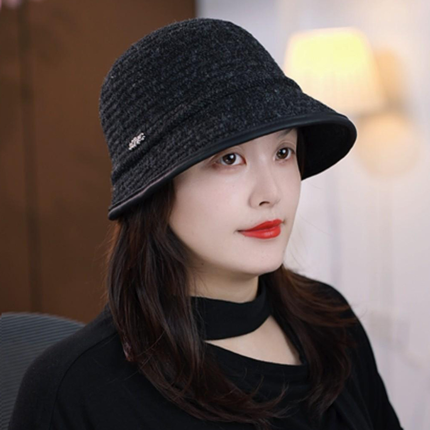韩版百搭渔夫帽女秋冬保暖显脸小2026新款高档时尚洋气盆帽帽子女