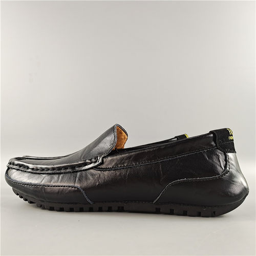 百搭稀缺外贸尾货手工缝线豆豆鞋