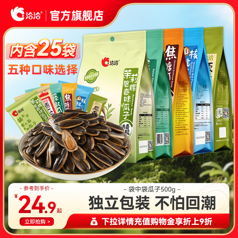 洽洽瓜子500g獨立小袋裝