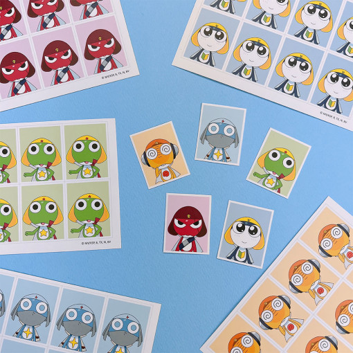 韩国正品keroro军曹 迷你ID证件照装饰贴纸小贴画PHOTO STICKER