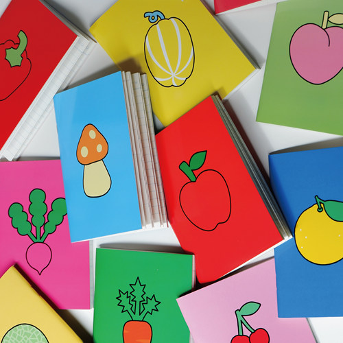 韩国正品fruitfries 果蔬手账拼贴笔记本月/周计划记事本Notebook