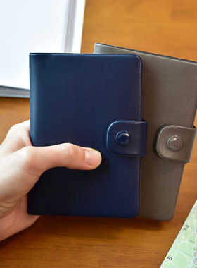 韩国正品Plepic皮质按扣短款护照夹出国旅行防盗刷证件卡包收纳包