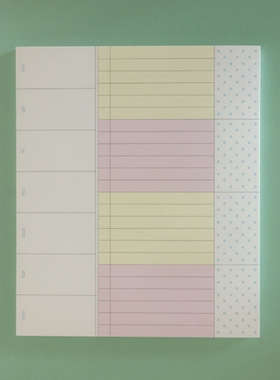 韩国正品Trust My Vibe 主题分区月周计划记录册拍纸本备忘便签本