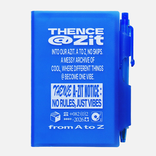 韩国正品thence 便携便签套装随身记事本带圆珠笔 Memo Kit_AZT