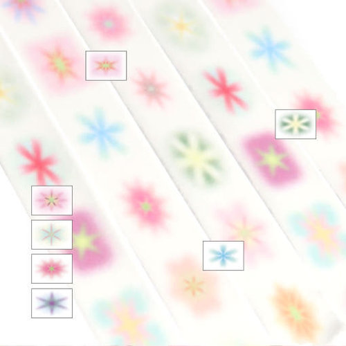 韩国正品st2krs 美纹花纹手帐装饰纸质胶带12mm Trace of Lily MT