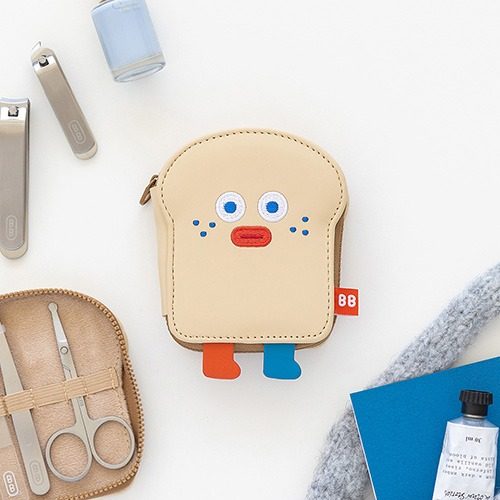 韩国正品romane可爱吐司指甲剪磨甲刀挖耳勺收纳套装Nail Clipper