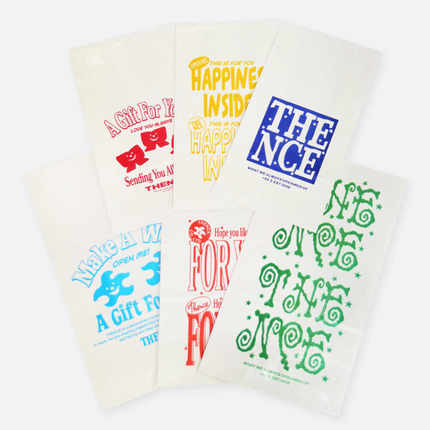 韩国正品thence礼物纸袋礼品收纳包装袋套装6个gift envelope set