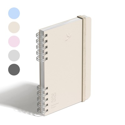 韩国正品motemote 任务型月周计划网格笔记本线圈本2025 Planner