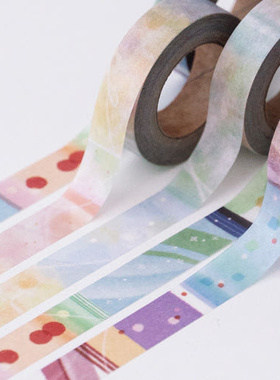 韩国正品202hosil 梦幻美纹花纹手帐纸质胶带 Page masking tape