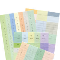 Five genuine ANALOG KEEPER planner diary color project decorative stickers and date tags from South Korea thumbnail 3