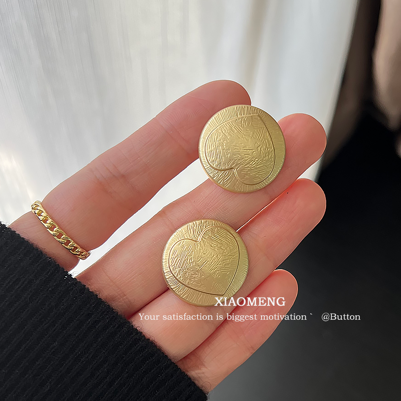 晓梦纽扣大衣外套扣子小香