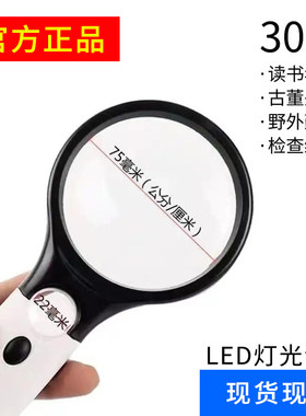 放大镜关爱老人看报小字手持式