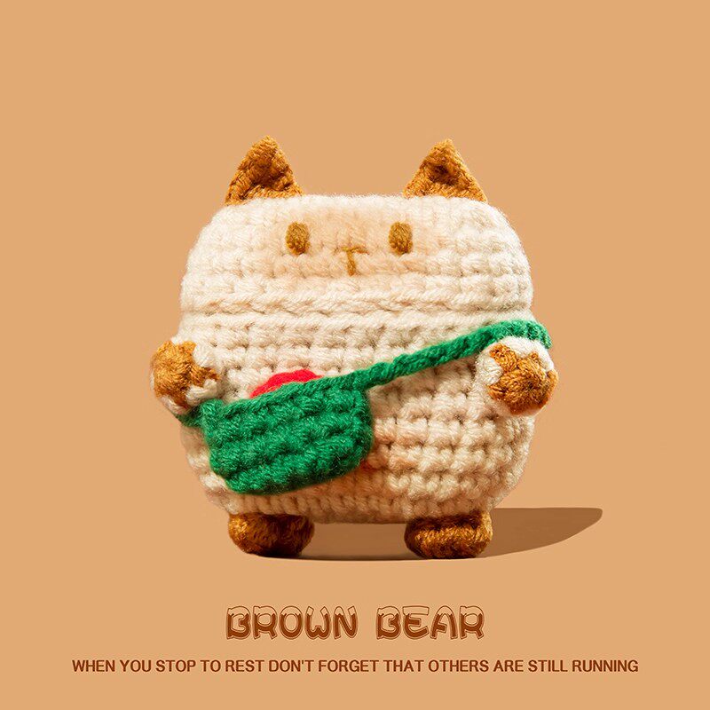 适用华为freeclip保护套freebuds6i耳机壳5i耳夹式freebudsse2蓝牙freebudspro4耳挂freearc/se3/4e包包棕熊