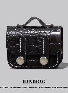 适用airpods4保护壳airpodspro3保护套airpodpro2耳机壳airpord3pro蓝牙airpord4苹果ipods四代黑色鳄鱼皮纹