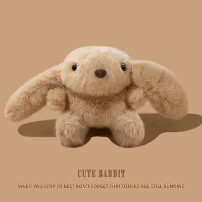 毛绒兔子适用华为蓝牙耳机保护套