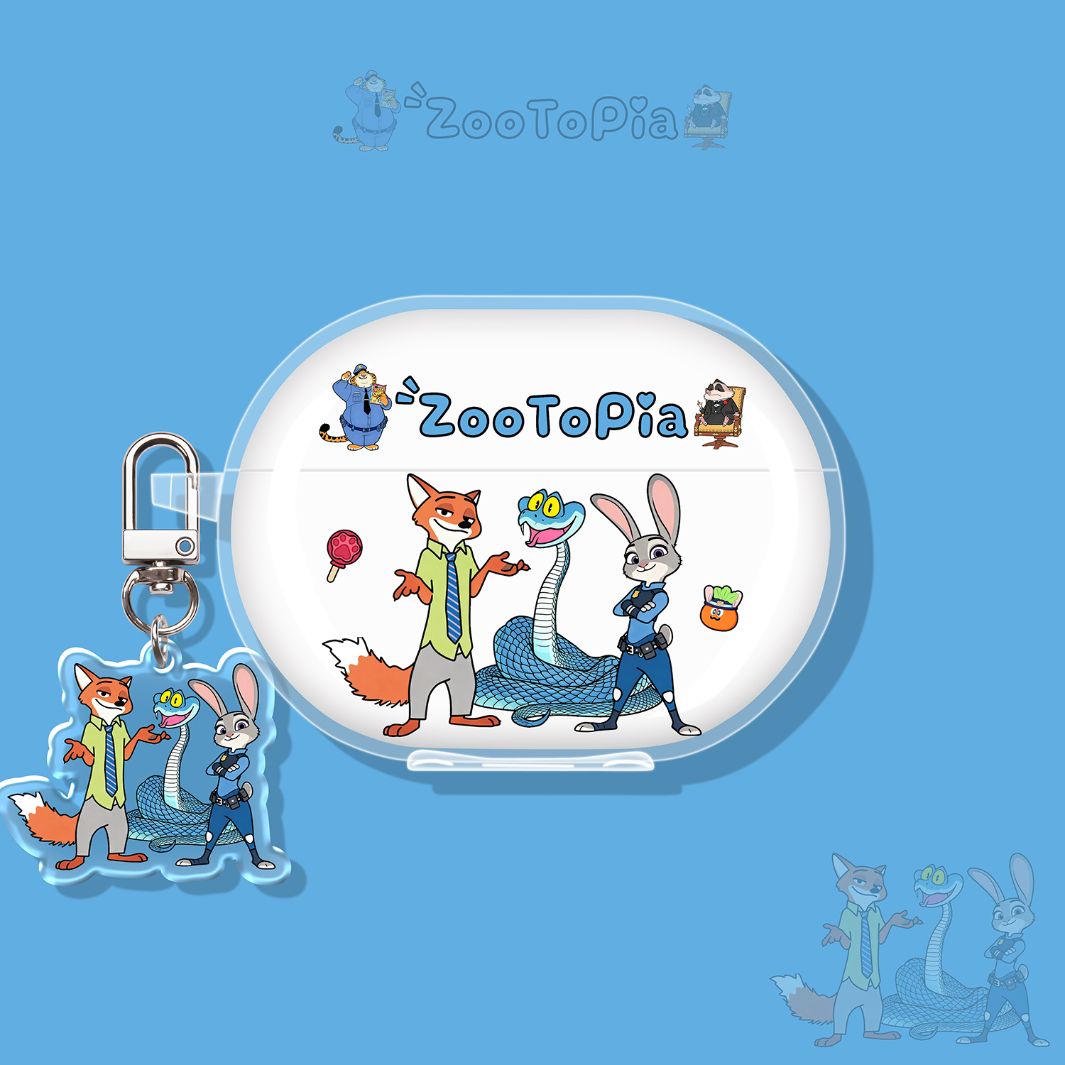 疯狂动物城适用华为蓝牙耳机壳