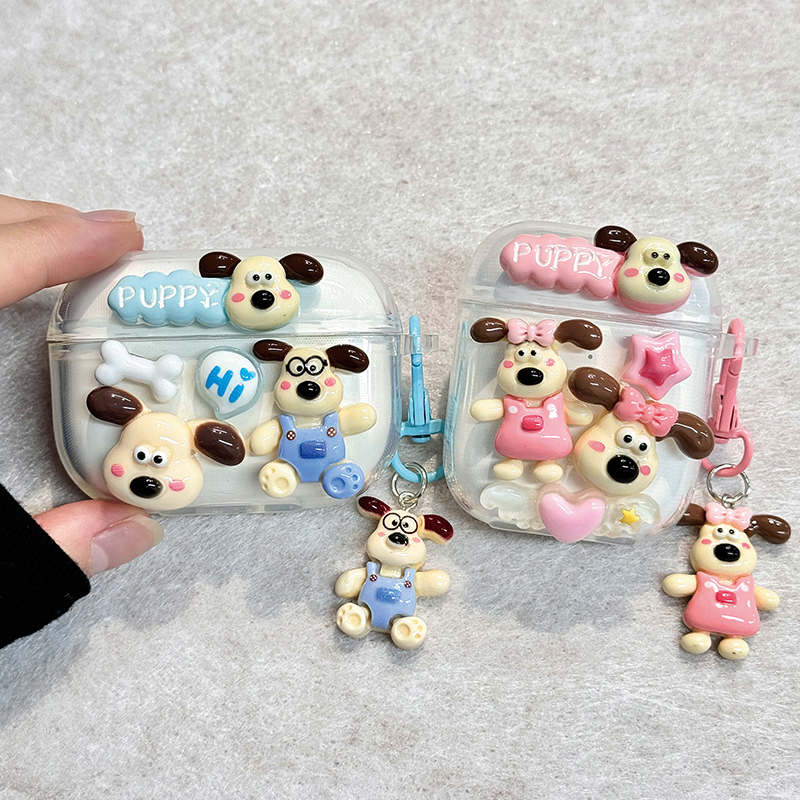卡通狗适用塞那蓝牙耳机保护套
