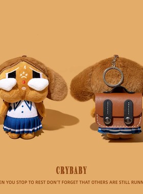 适用倍思w04保护套m3s蓝牙m2spro耳机壳mc1pro保护壳as01/bs1nc/bf1/xc1/e3/e5/e12/e13/wx5连体式盒毛绒哭娃