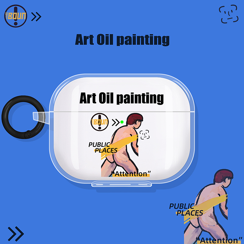 裸男硅胶适用苹果蓝牙耳机保护套