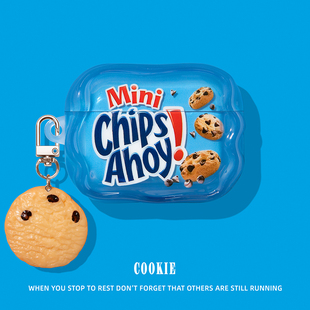 适用苹果airpods4保护壳airpodspro2保护套airpod2pro耳机壳air4盒ipodpro二代ipods3蓝牙airpodpro创意饼干