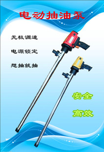 不锈钢抽油泵手提式220V电动抽油机油桶泵柴油加油泵加油机