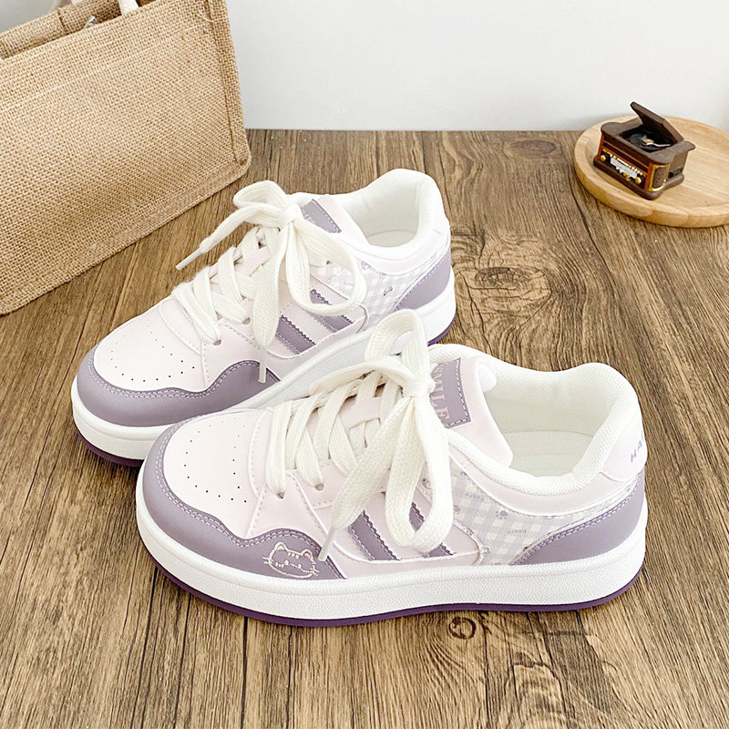 春秋季10少女孩板鞋女12岁百搭初中大童小学生休闲运动鞋球鞋单鞋