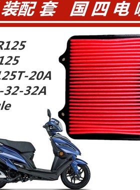 适用豪爵踏板车VX/AFR/USR125/HJ125T-21/31VH/20A空气滤清器滤芯