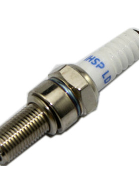 铃木摩托车火花塞海王星HS125T加长型福星悠e钻豹en125巨星火咀