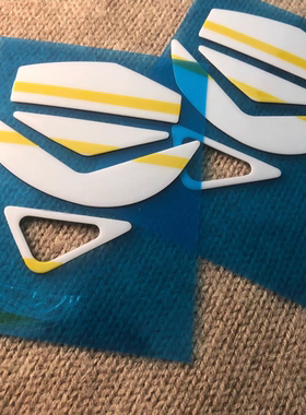 华硕rog全新原装正品魔刃x魔刃x竞技版鼠标脚贴